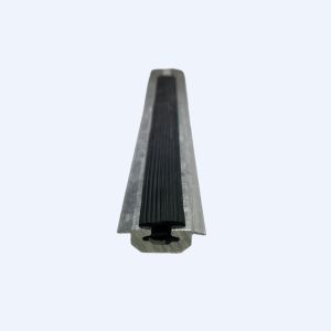 Slip Resistant L-Track Cover Strip Filler | BLACK or GREY Rubber | PRICE PER FOOT