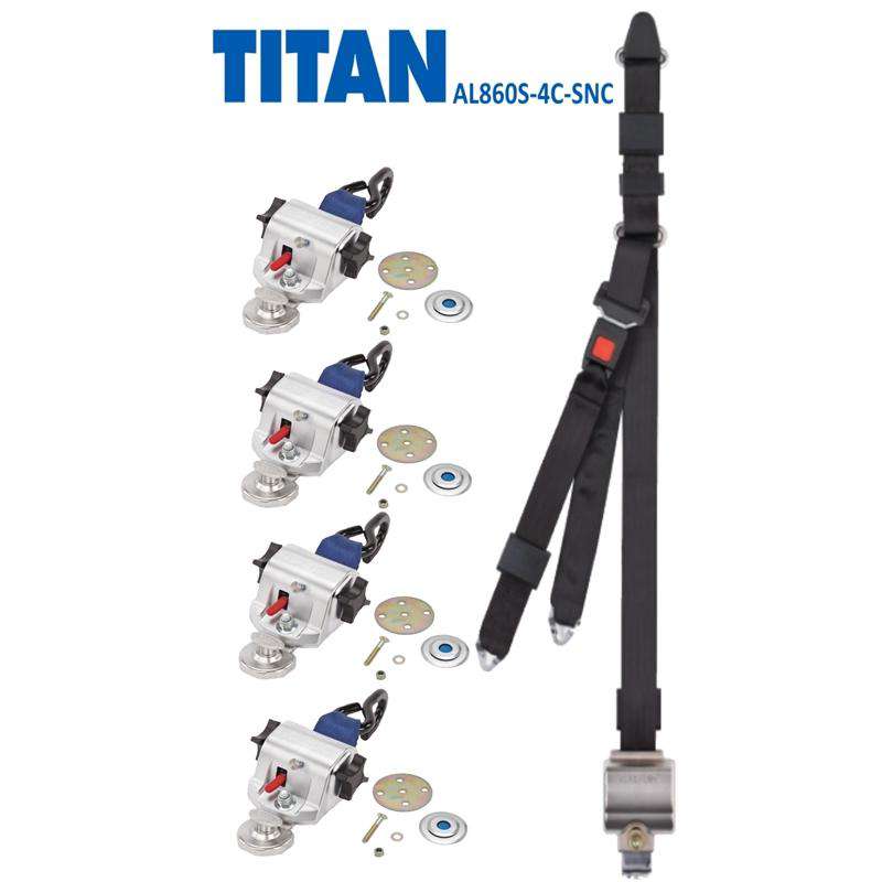 Sure-Lok | AL860S-4C-SNC TITAN800 Retractor Kit & Occupant Restraint J Hook | SNC Fitting
