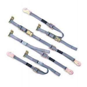 Manual Wheelchair Tie-Downs with Snap Hook and D-Ring, L-Track Series | FE514