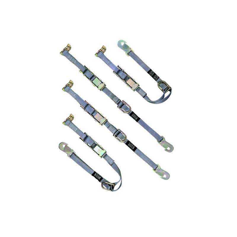 Sure-Lok | FE517Manual Wheelchair Kit For L-Track With Snap Hook & D-Ring Connection