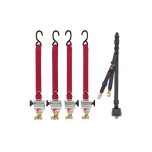 Sure-Lok | FF612S-4C-7 FF600 Series Wheelchair Retractor Kit S Hooks & Occupant Restraint 45° Mounting | FF612S-4C-7