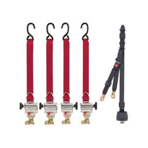 Sure-Lok | FF612S-4C FF600 Series Wheelchair Retractor Kit S Hooks & Occupant Restraint