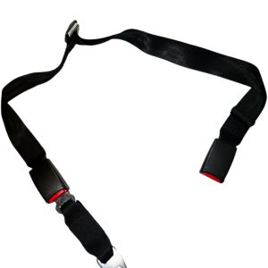 AMF Bruns | H450227-1000 Static Shoulder Belt with 2 Piece with Buckle and Black Webbing