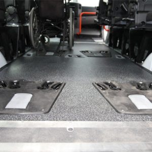 AMF Bruns | H5100 Hide-A-Way Wheelchair Securement Systems