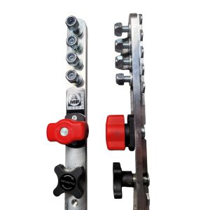 Aluminum Guide Rail for L-Track - Lockable | 2 PACK | AMF Bruns | 10011173