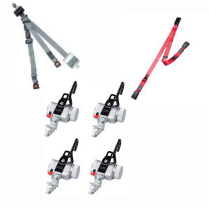 AMF Bruns | K530310-2111HL SilverSeries Retractors w/Shoulder & Lap Belt
