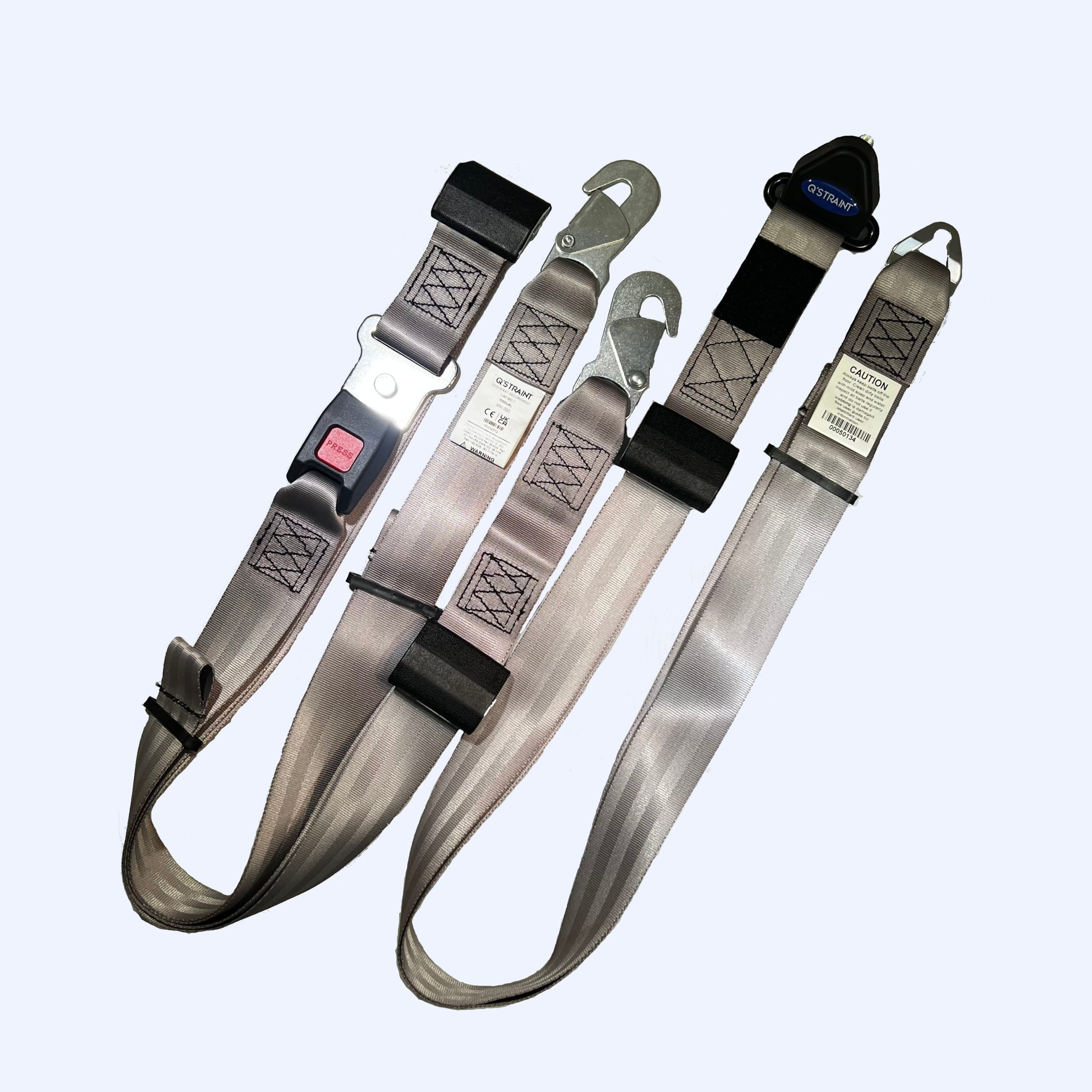Q'straint Manual Lap & Shoulder Belt Kit