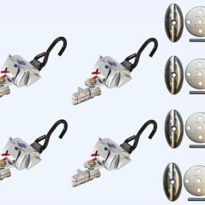 Retractor Kit for L-Track w/ L-Track Floor Pockets | QRT DELUXE