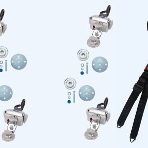 QRT Deluxe Kit w/ Retractable Shoulder/Lap Belt and Slide-N-Click Fittings | Q-8107-A1-SC131