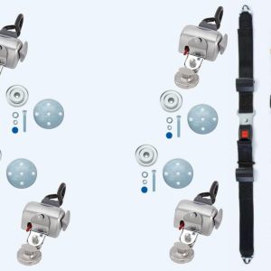 QRT Max Slide-N-Click Kit w/ Manual Shoulder/Lap Belt | Q-8300-AT-SC