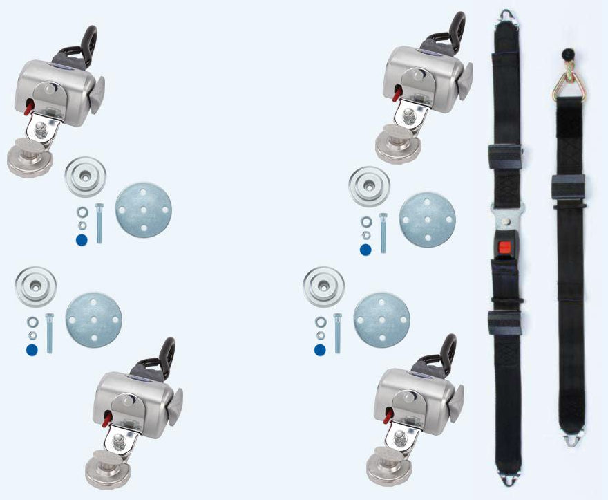 QRT Max Slide-N-Click Kit w/ Manual Shoulder/Lap Belt | Q-8300-AT-SC