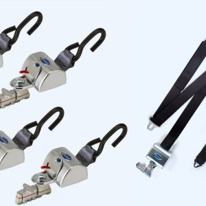 Q'Straint Full L-Track Wheelchair and Occupant Securement Kit | Q-8306-L