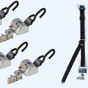 Q'Straint QRT Max Retractor Kit w/ Combo Lap/Shoulder Belt for L-Track | Q-8307-A1-L