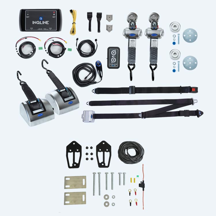 INQLINE Winch & Restraint Kit + Retractors w/ Installation Kit | Q-84042