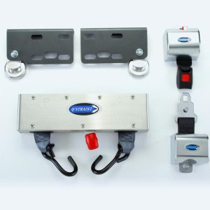 Q'UBE Bolt-in Wheelchair and Occupant Securement Kit w/ SNC | Q'Straint