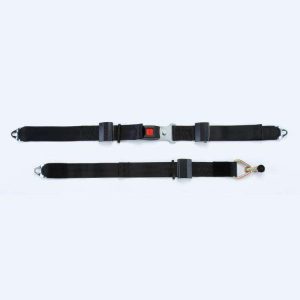 Q'Straint Lap & Shoulder Belt Pin Connectors at Bottom & L-Track at Top | Q8-6325-AT