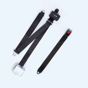 Retractable Shoulder/Lap Belt Combo Assembly With Retractable Height Adjuster | Q8-6326-A1-HR