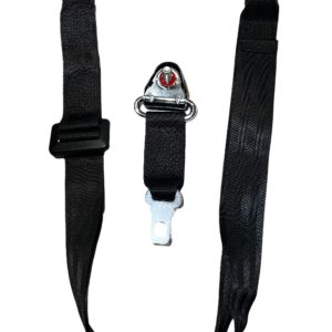 AMF Bruns | H450227 Static Shoulder Belt with Pin Connector and Black Webbing