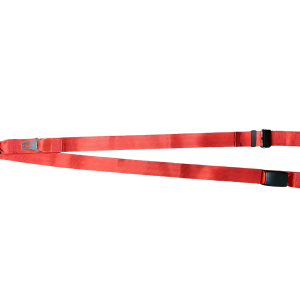 AMF Bruns | H370200 Static Lap Belt with Pin Connector & Red Webbing