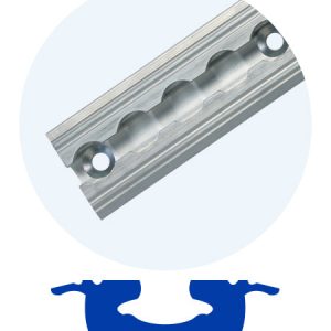 Omni L Track with 5/16" holes Flange Series | 48"